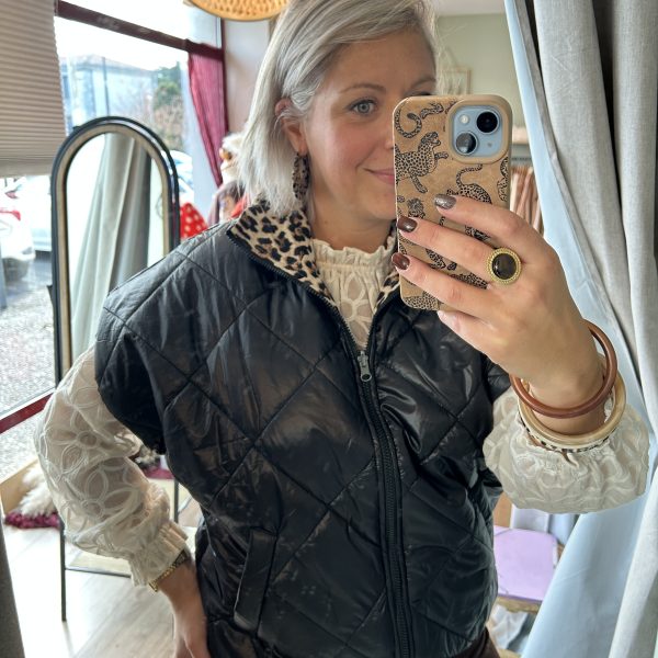 Veste sans manches noir