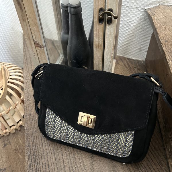 Sac noir et doré
