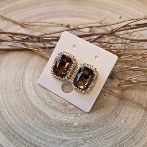 Boucles d'oreilles strass